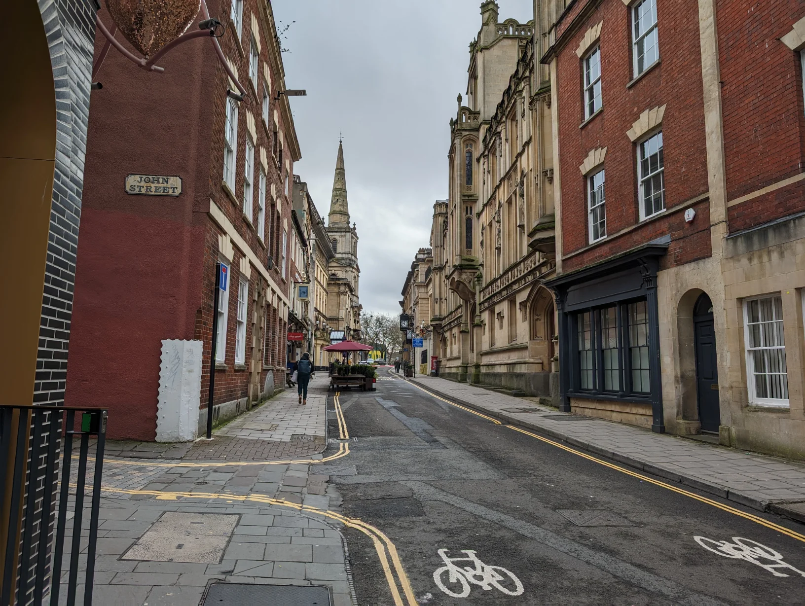 Bristol Street near the show