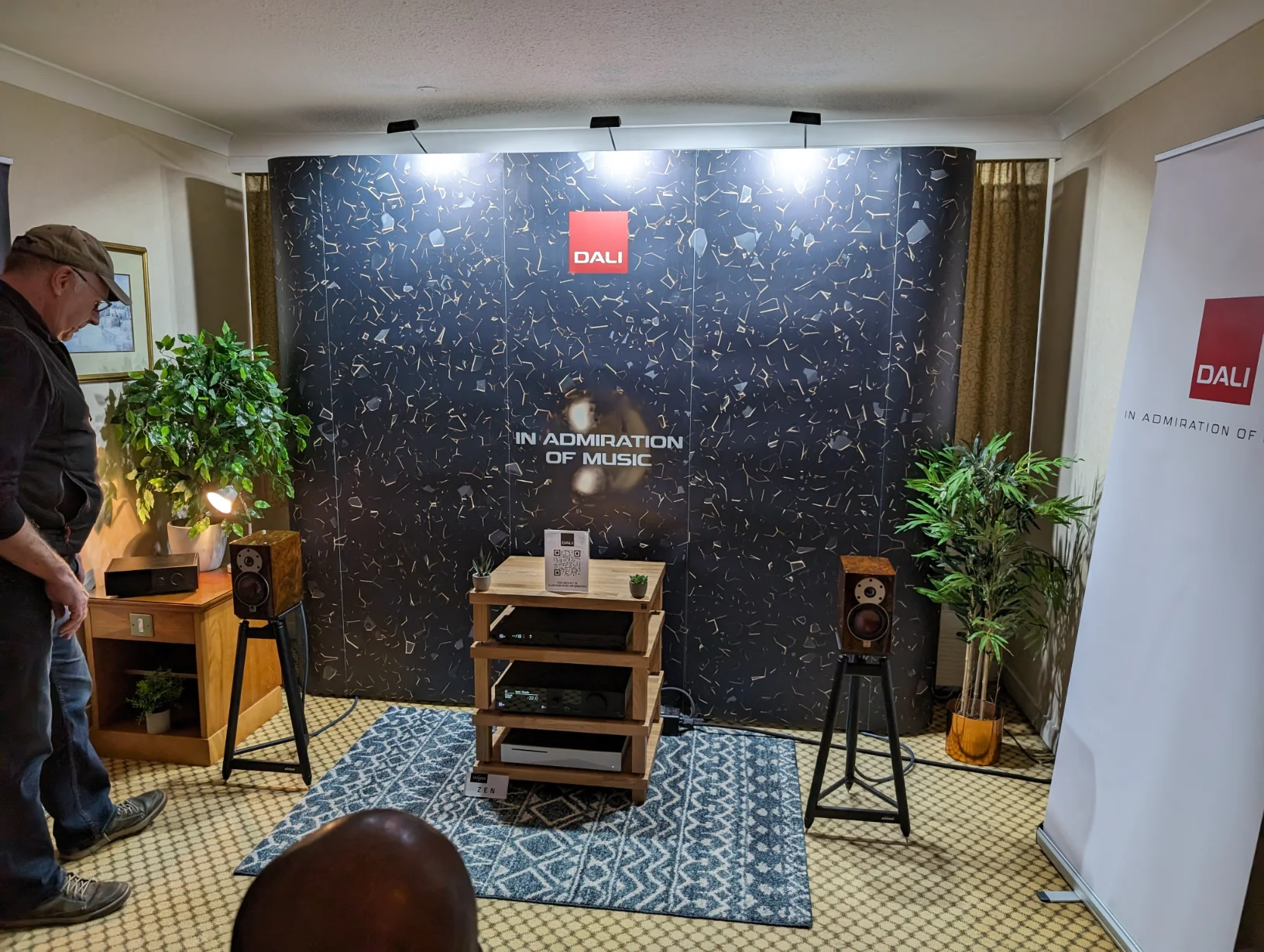 Even after we recently installed a pair of the tiny Dali Minuets we have to admit we’d forgotten just how small they were. So impressive, if there was an award for size vs performance they’d have it!