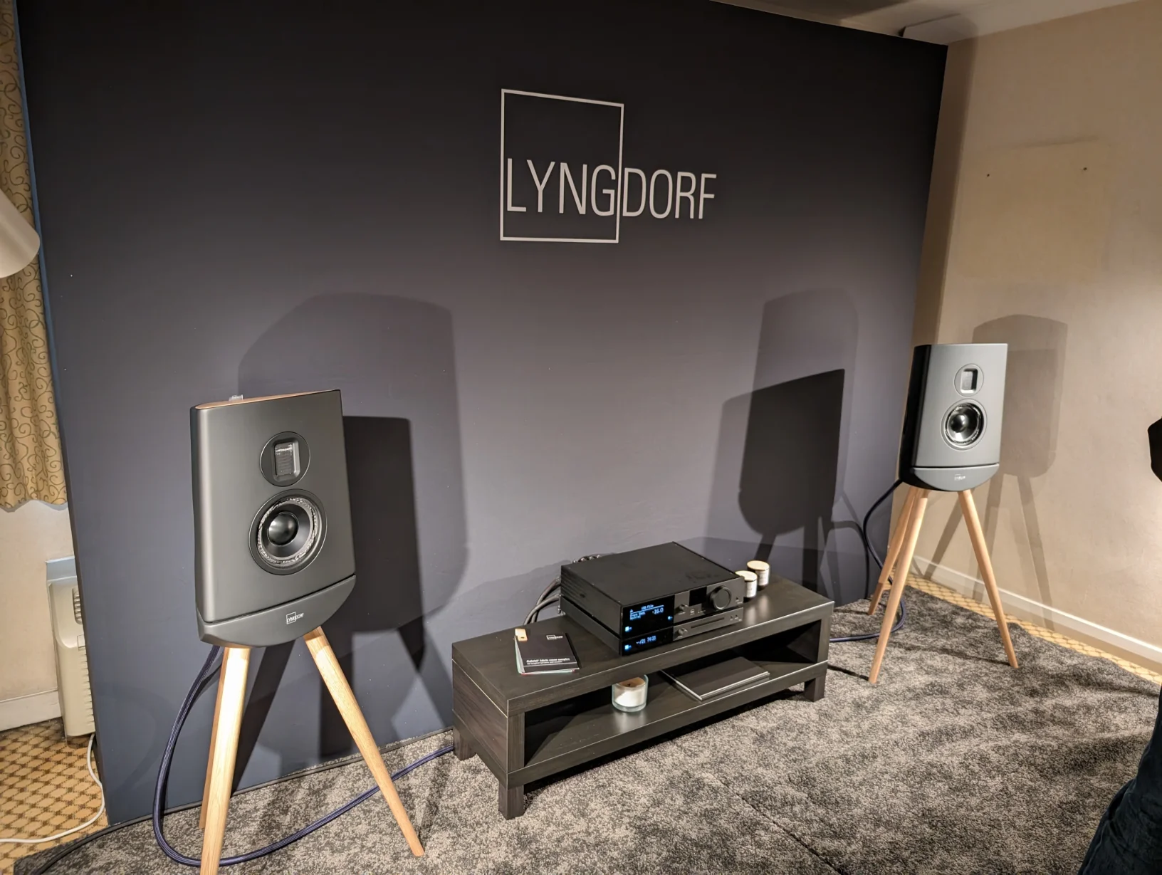Just as impressive as last time out. The bass extension was frightening from the Lyngdorf Cue-100’s!