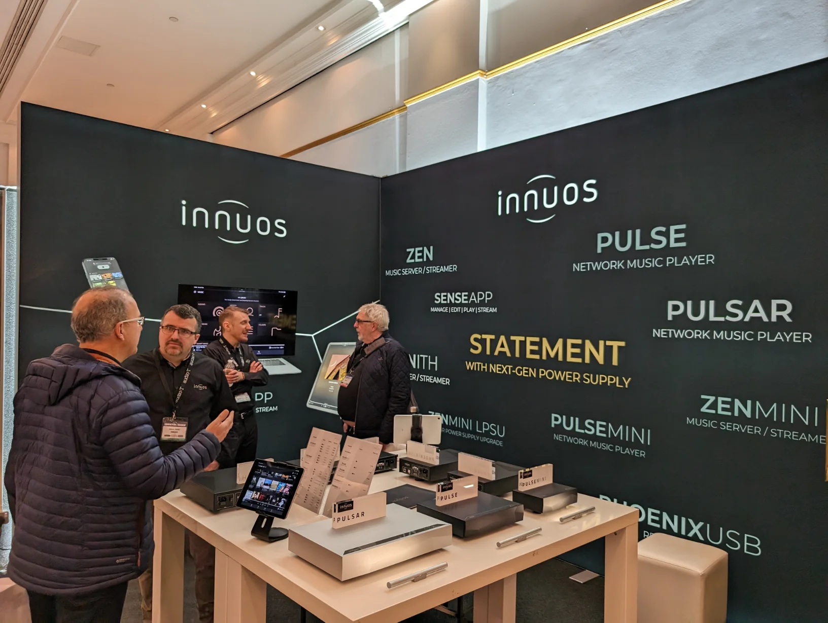 Innuos had their complete range on display and remain a firm favourite here at The ‘Barn’.