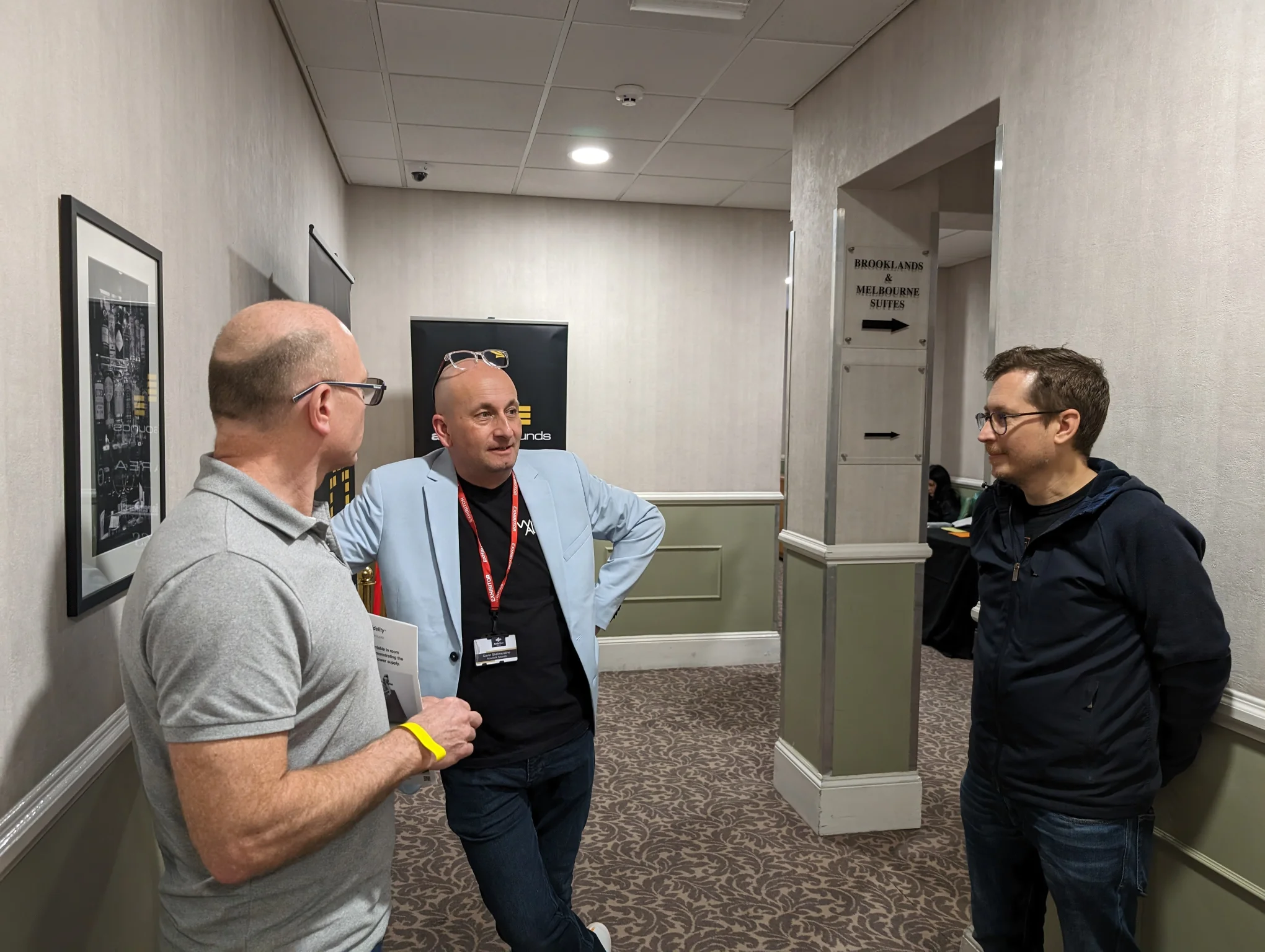Graeme, Gavin of Absolute Sounds, and Ben