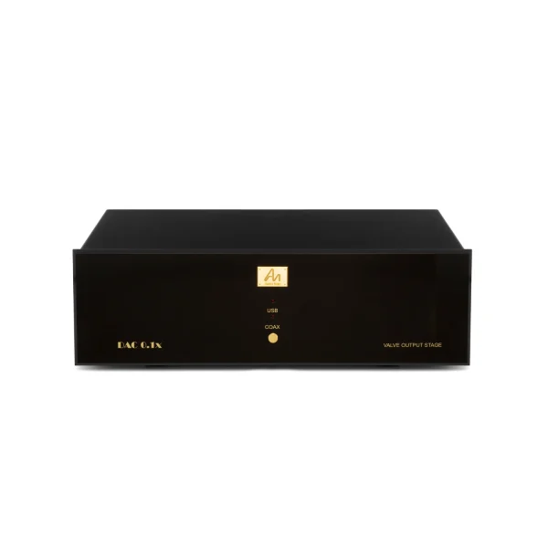 Audio Note DAC 0.1x Front in Black Acrylic