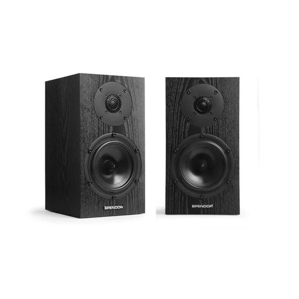 Spendor A1.2 Loudspeakers in Black Oak