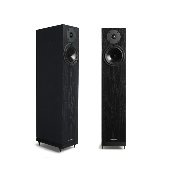 Spendor A7.2 Loudspeakers in Black Oak