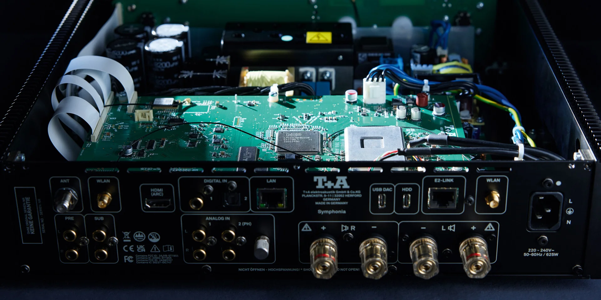T+A Symphonia Streaming Integrated Amplifier Circuit Board Close-Up