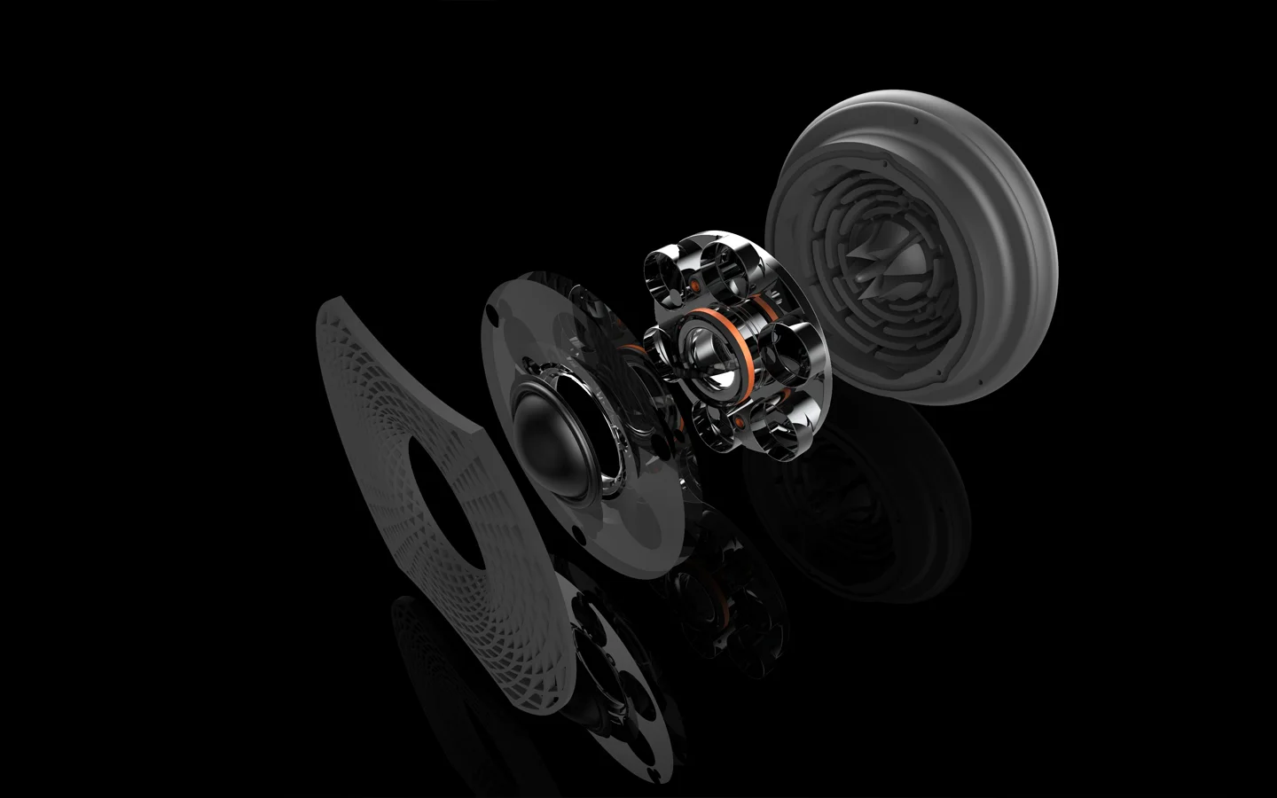 The Fibonacci tweeter designed by Wilson Benesch
