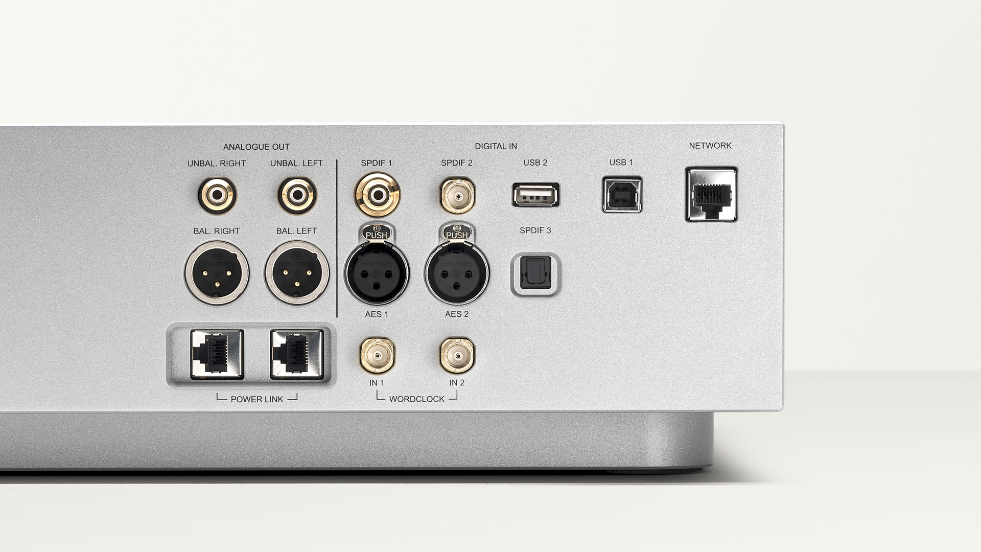 dCS Lina DAC X Rear Panel Close-Up