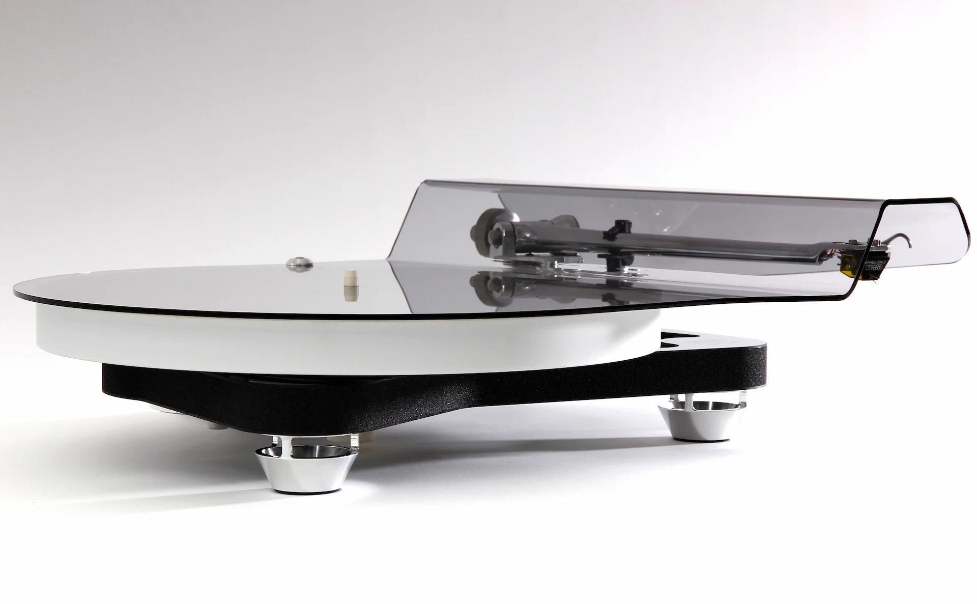 Rega NAIA Turntable Side Perspective photo